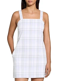 Plaid Shift Minidress