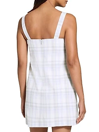 Plaid Shift Minidress