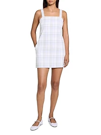 Plaid Shift Minidress