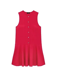 Sleeveless A-Line Mini Dress