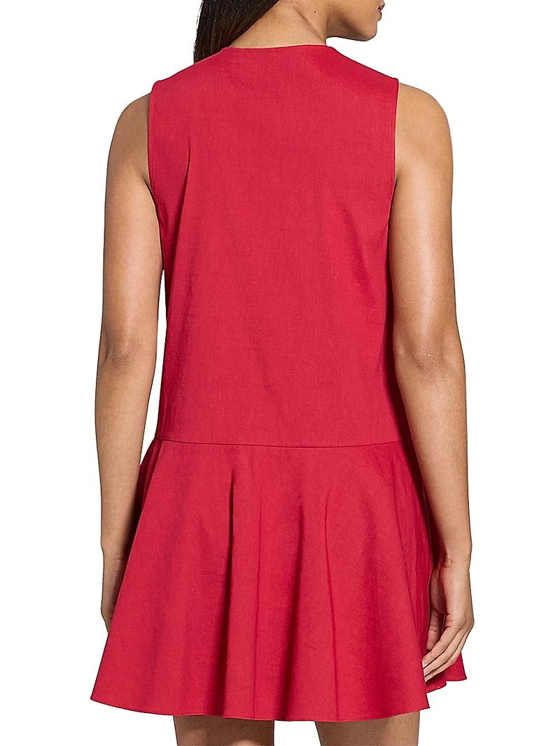 Sleeveless A-Line Mini Dress