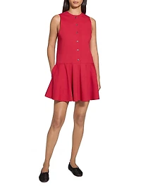 Sleeveless A-Line Mini Dress