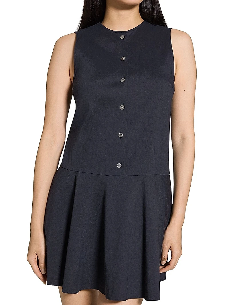 Sleeveless A-Line Mini Dress