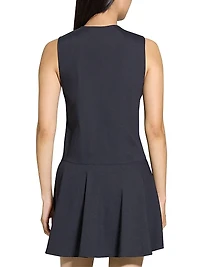Sleeveless A-Line Mini Dress