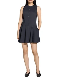 Sleeveless A-Line Mini Dress