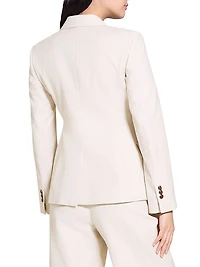 Cotton & Linen Slim-Fit Blazer