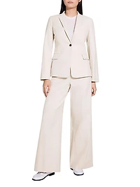 Cotton & Linen Slim-Fit Blazer