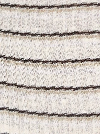 Striped Linen-Blend Crop Cardigan