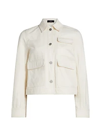 Casual Cotton-Blend Jacket