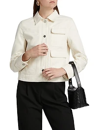 Casual Cotton-Blend Jacket
