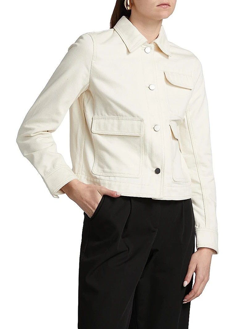 Casual Cotton-Blend Jacket