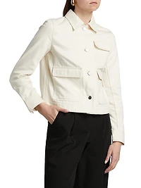 Casual Cotton-Blend Jacket