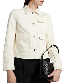 Casual Cotton-Blend Jacket