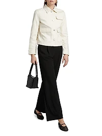 Casual Cotton-Blend Jacket
