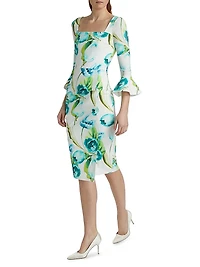 Astra Floral Cocktail Dress