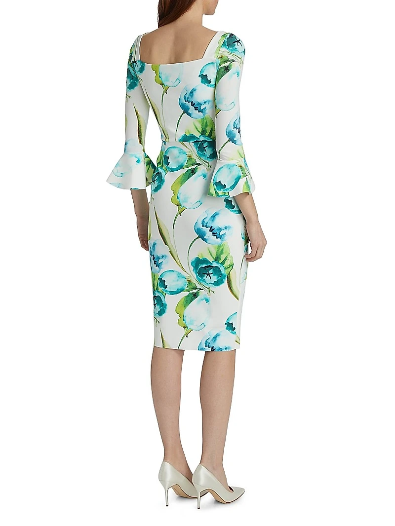 Astra Floral Cocktail Dress