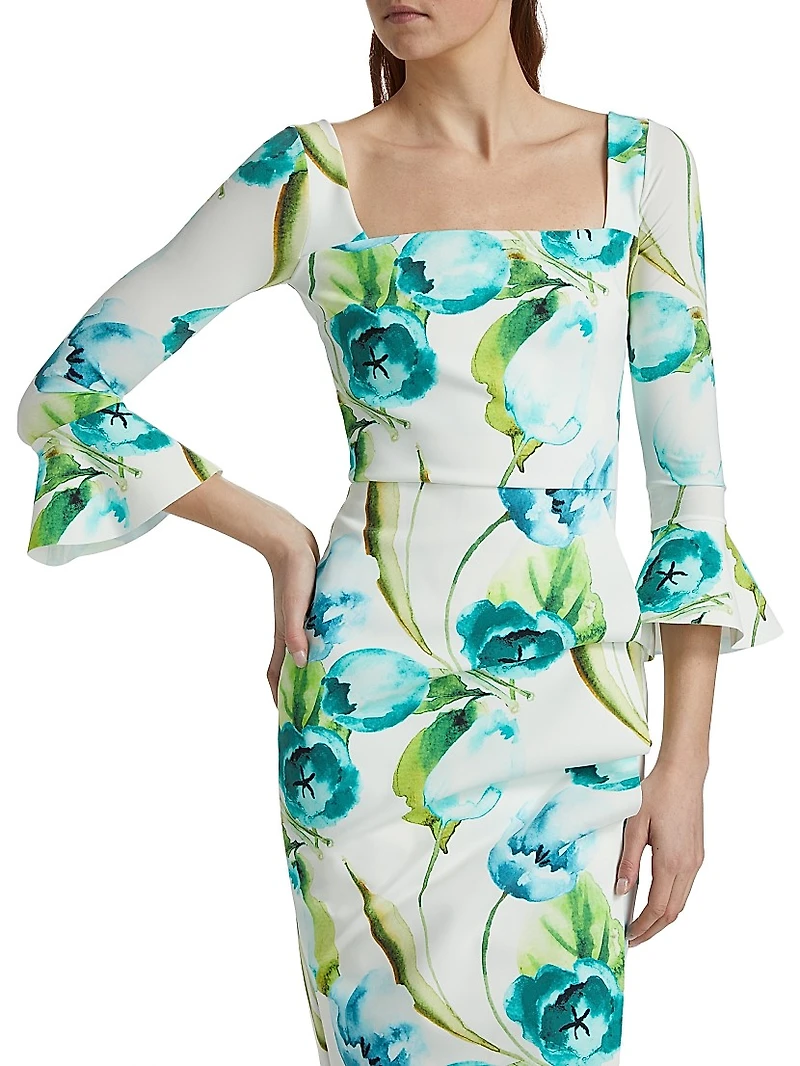 Astra Floral Cocktail Dress