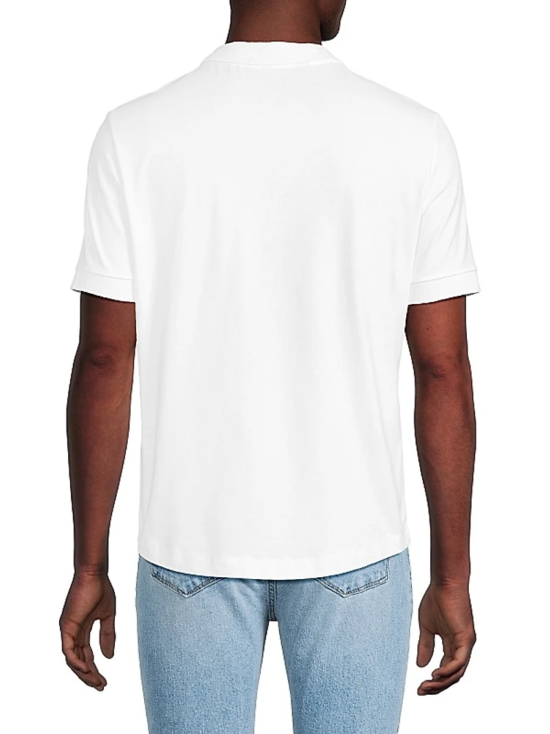 Pierce Stretch Cotton Slim-Fit Polo Shirt