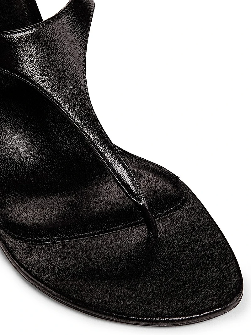 Tee 60MM Leather T-Strap Sandals