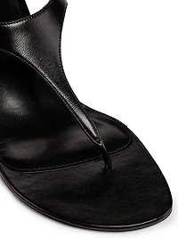 Tee 60MM Leather T-Strap Sandals