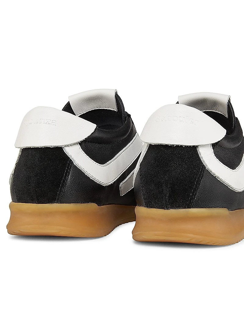 Track Leather & Suede Sneakers