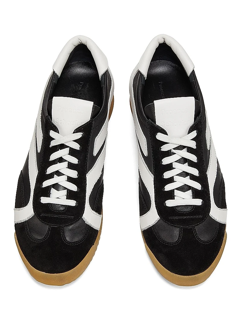 Track Leather & Suede Sneakers