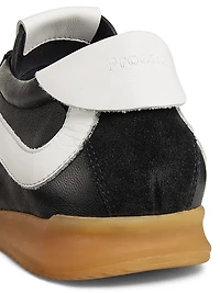 Track Leather & Suede Sneakers