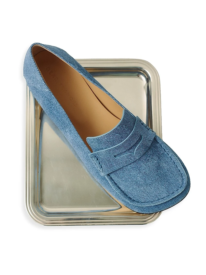 Drew Leather Penny Loafers