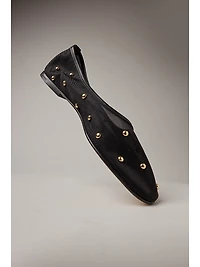 Balla Studded Mesh Ballet Flats