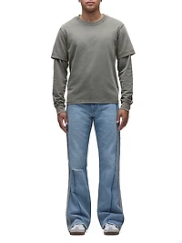 Walker Reconstruction Kick Flare Jeans