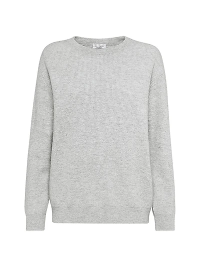 Cashmere English Rib Sweater