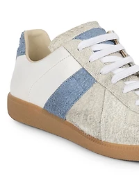 Replica Leather Low-Top Sneakers