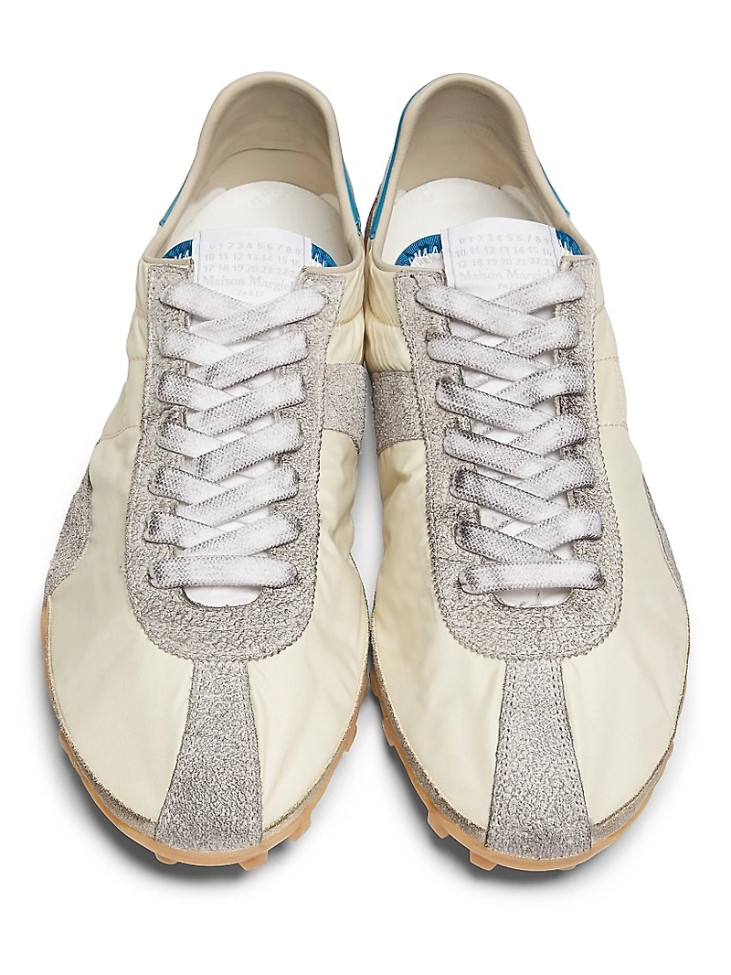 Sprinters Nylon & Leather Low-Top Sneakers