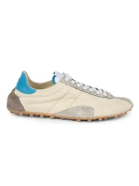 Sprinters Nylon & Leather Low-Top Sneakers
