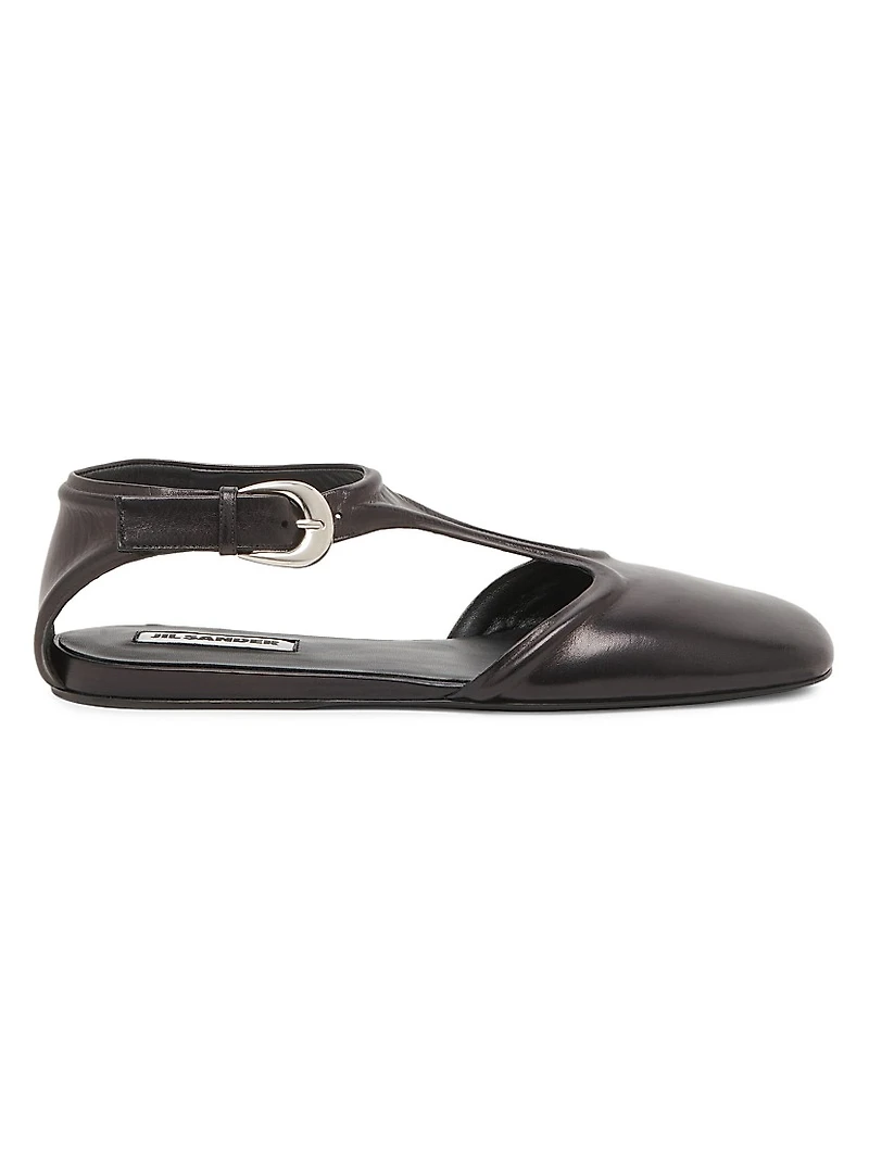 Leather Mary Janes