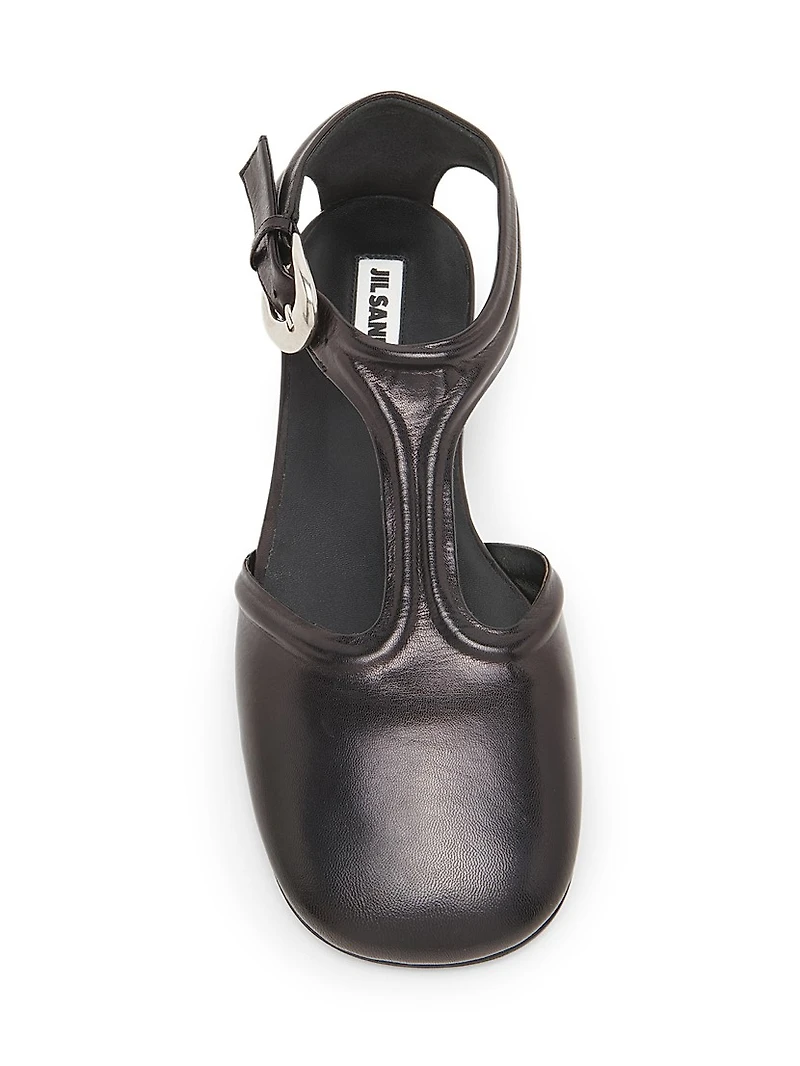 Leather Mary Janes