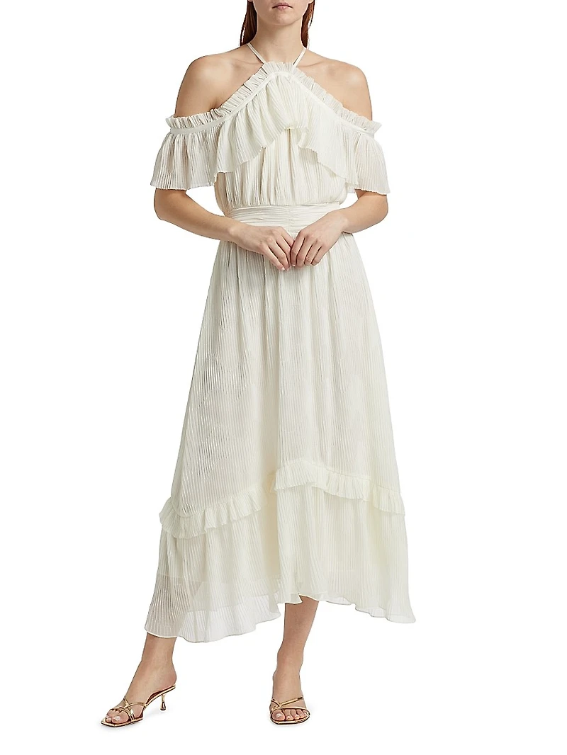 Zavi Halter Midi-Dress