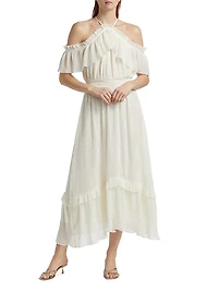 Zavi Halter Midi-Dress