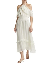 Zavi Halter Midi-Dress