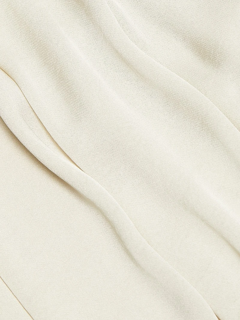 Amelia Halter Satin Dress