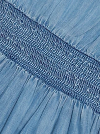 Paxton Sleeveless Mini-shirtdress