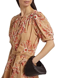 Selby Floral Tie-Waist Minidress