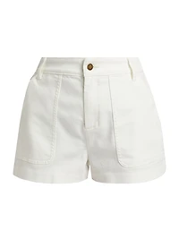 Hilary Cotton-Blend Shorts
