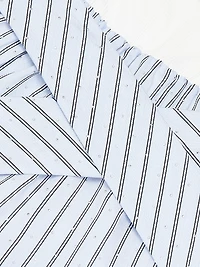 Moxie Crystal-Embellished Striped Minidress