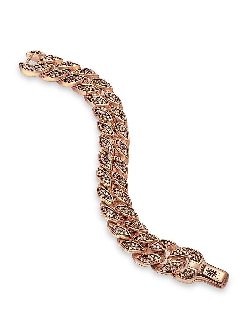 Curb Chain Bracelet 18K Rose Gold