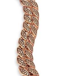 Curb Chain Bracelet 18K Rose Gold