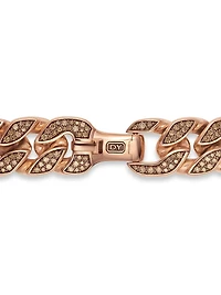 Curb Chain Bracelet 18K Rose Gold