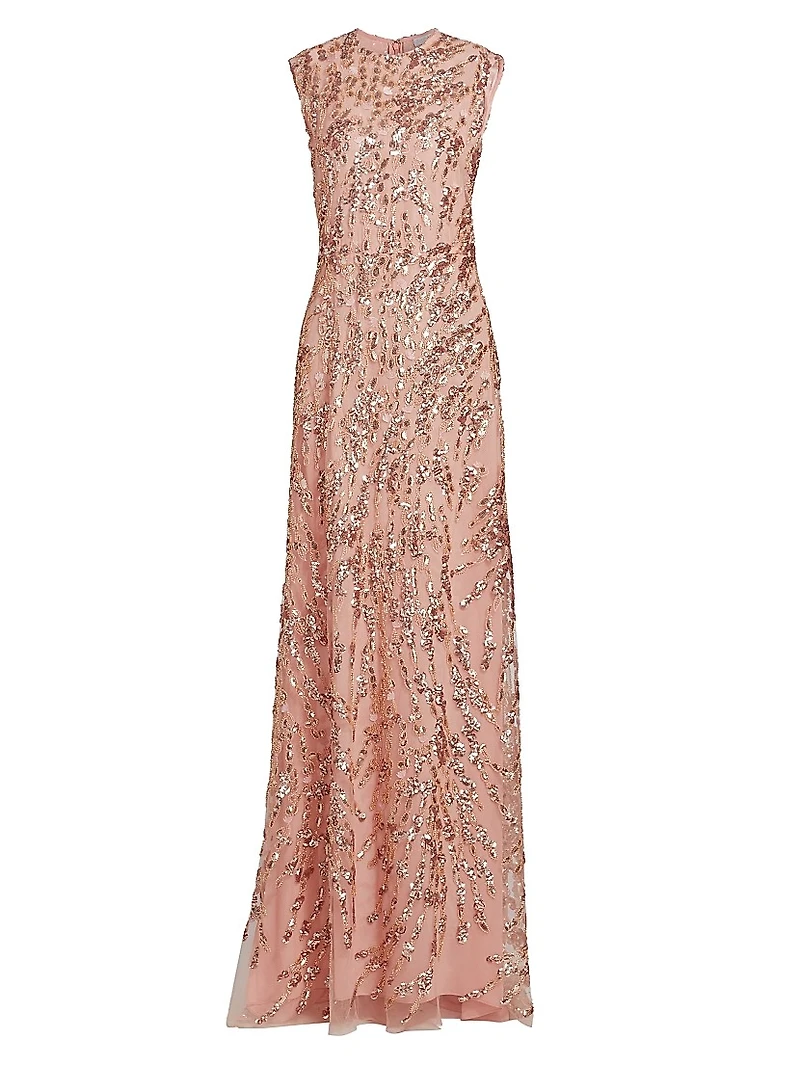 Enchanting Spring Embellished Tulle Gown