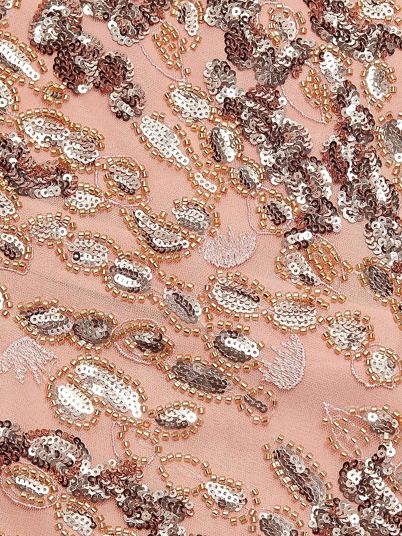 Enchanting Spring Embellished Tulle Gown