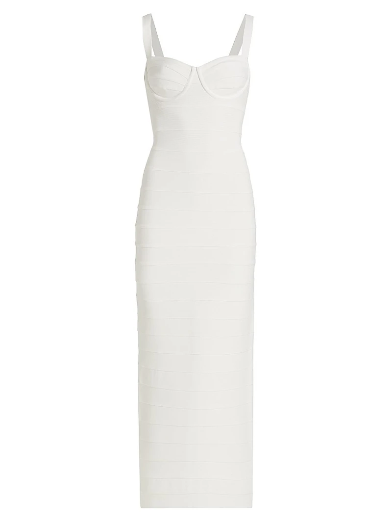 Muse Bandage Sweetheart Body-Con Gown